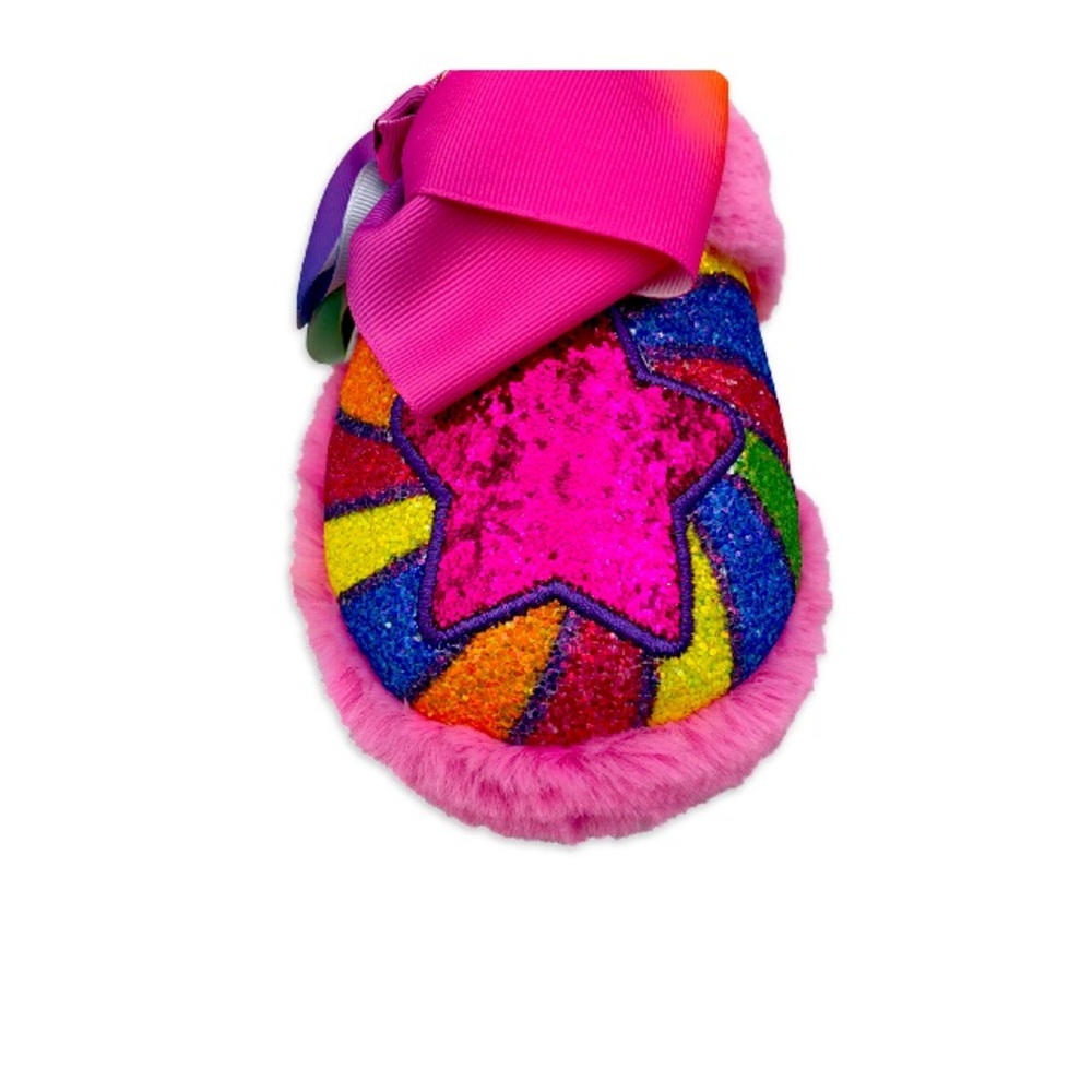 NWT Nickelodeon Jojo Siwa Star Swirl Scuff Slipper - Picture 3 of 6